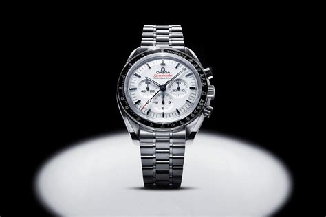 omega moonwatch white dial.